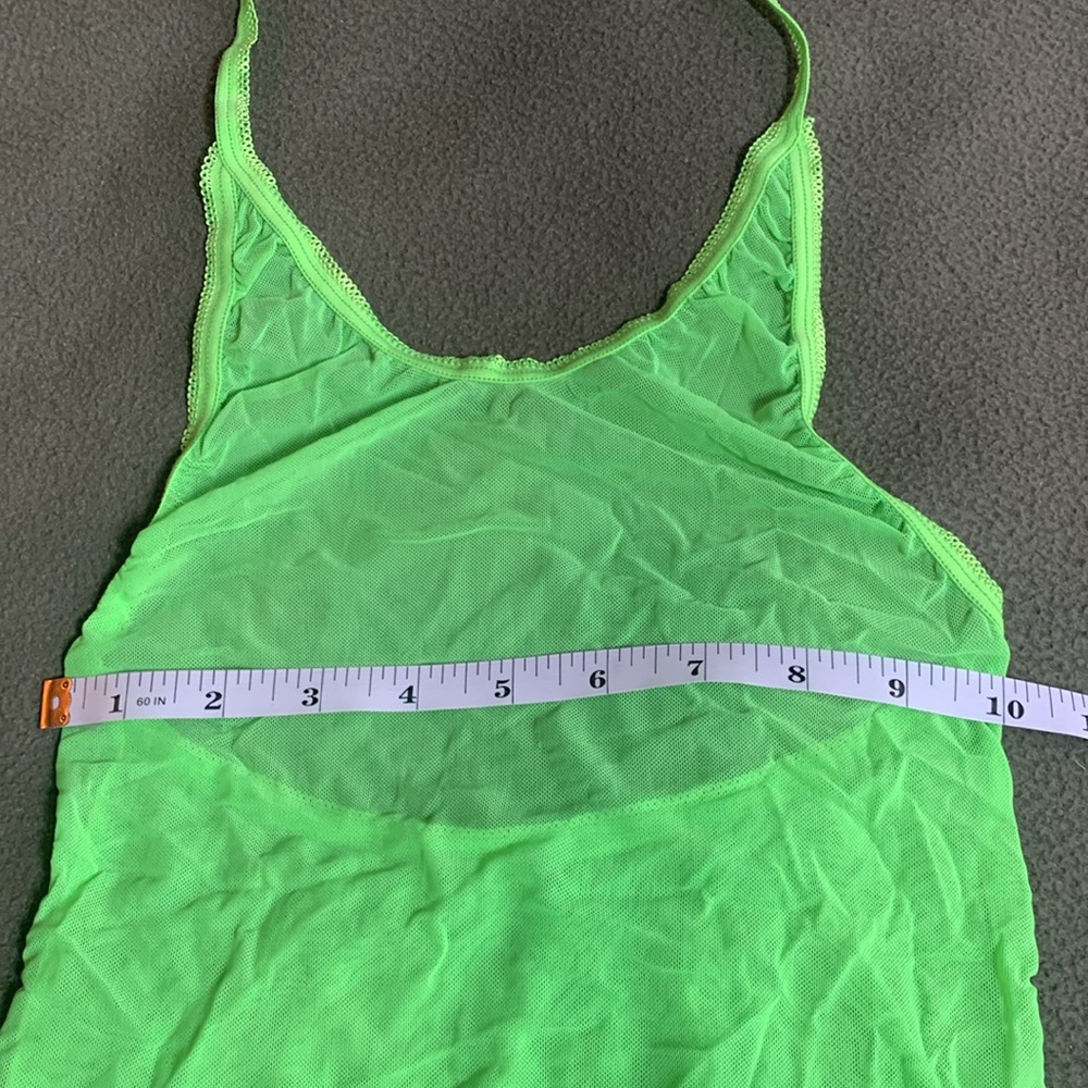 Cute green halter nighty and panty set. Never worn. No brand, no size. See pics - Picture 2 of 9